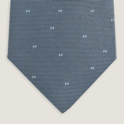 【美品】HERMES　シルクネクタイ　758994T 波総柄　グレー系 美品】HERMES シルクネクタイ 758994T 波総柄 グレー系 - メルカリ